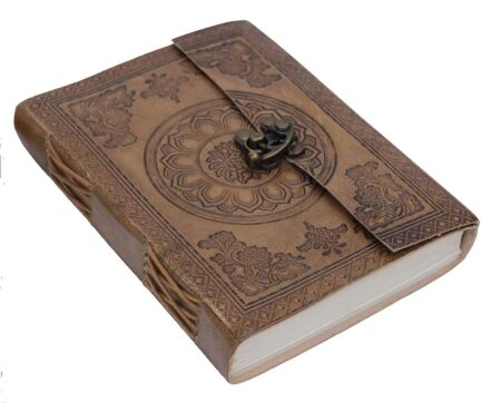 Refillable Handmade Leather Diary – Rustic Vintage Writing Journal
