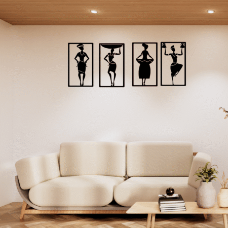 3D Layered MDF Wall Art – Textured Modern Wall Piece