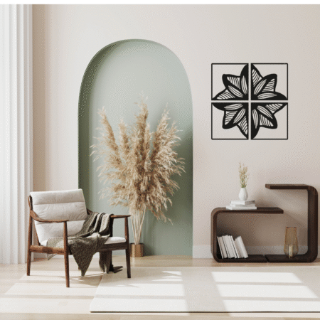Rustic Wooden MDF Wall Art – Vintage-Inspired Wall Accent