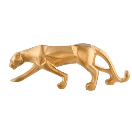 Resin Black Jaguar Showpiece