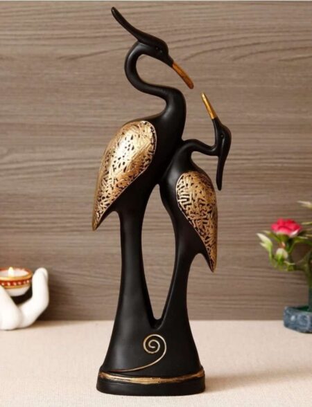 Swan Couple Statue